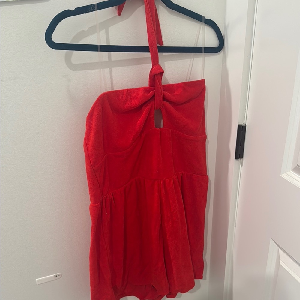 Red romper